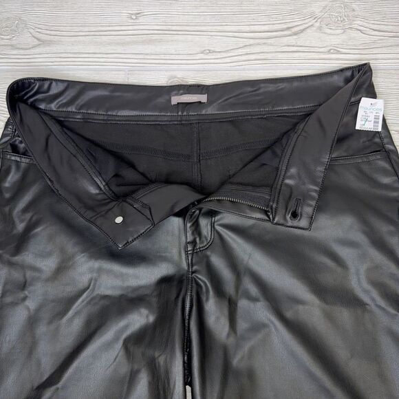 Maurices RTV Perfect Faux Leather Skinny High Rise Pant Women's 18 Reg Black NWT - Picture 6 of 14